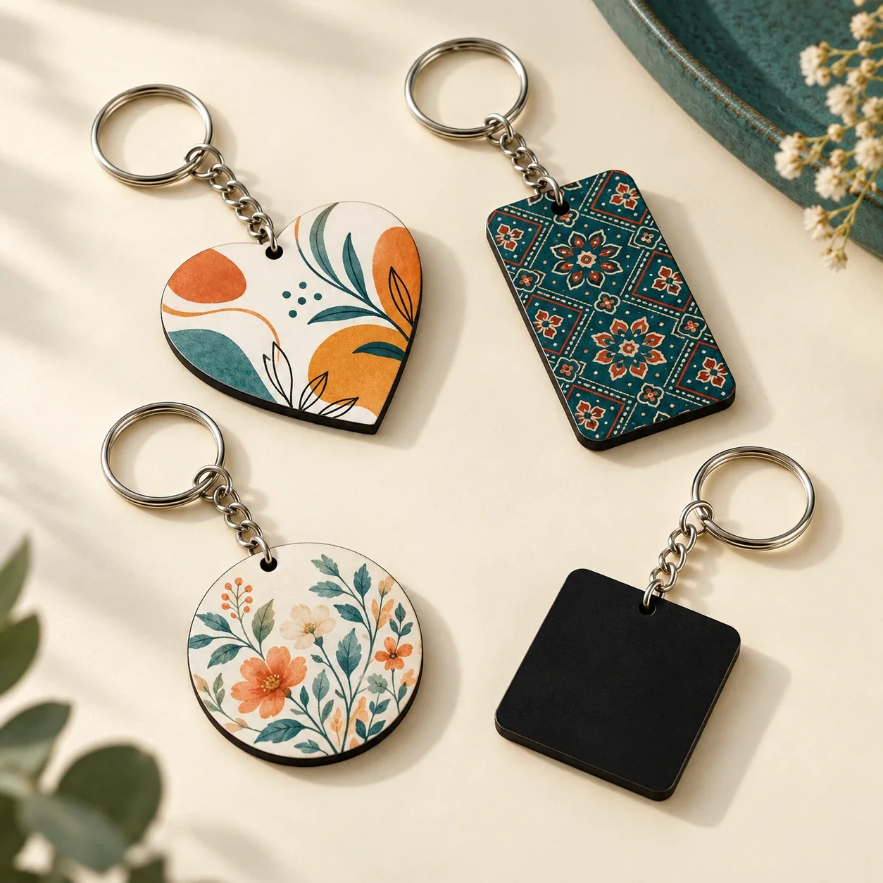MDF Keychains